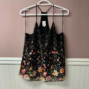 Twik by Simons black floral top